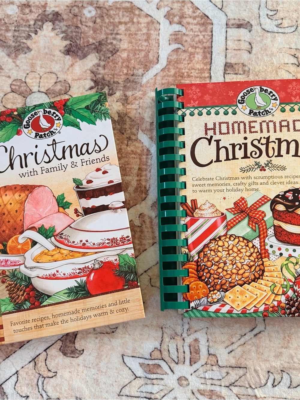 Gooseberry Patch Christmas Cookbook Bundle – 2 Spiral-Bound Books